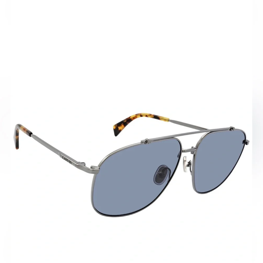 Lanvin Blue Pilot Unisex Sunglasses NEW /no box MODEL LNV11OS 050 60